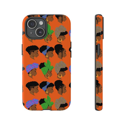Headwraps Phone Case - Afrocentric Art by The Trini Gee
