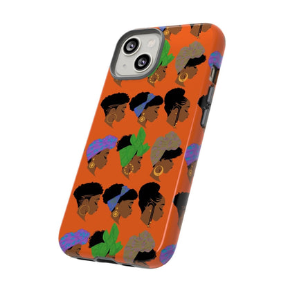 Headwraps Phone Case - Afrocentric Art by The Trini Gee