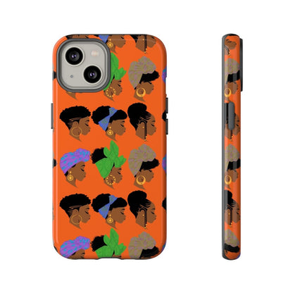 Headwraps Phone Case - Afrocentric Art by The Trini Gee