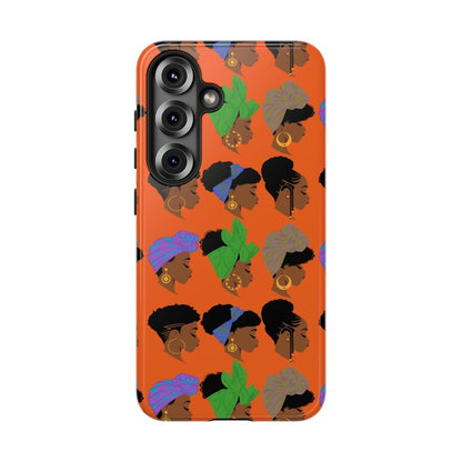 Headwraps Phone Case - Afrocentric Art by The Trini Gee