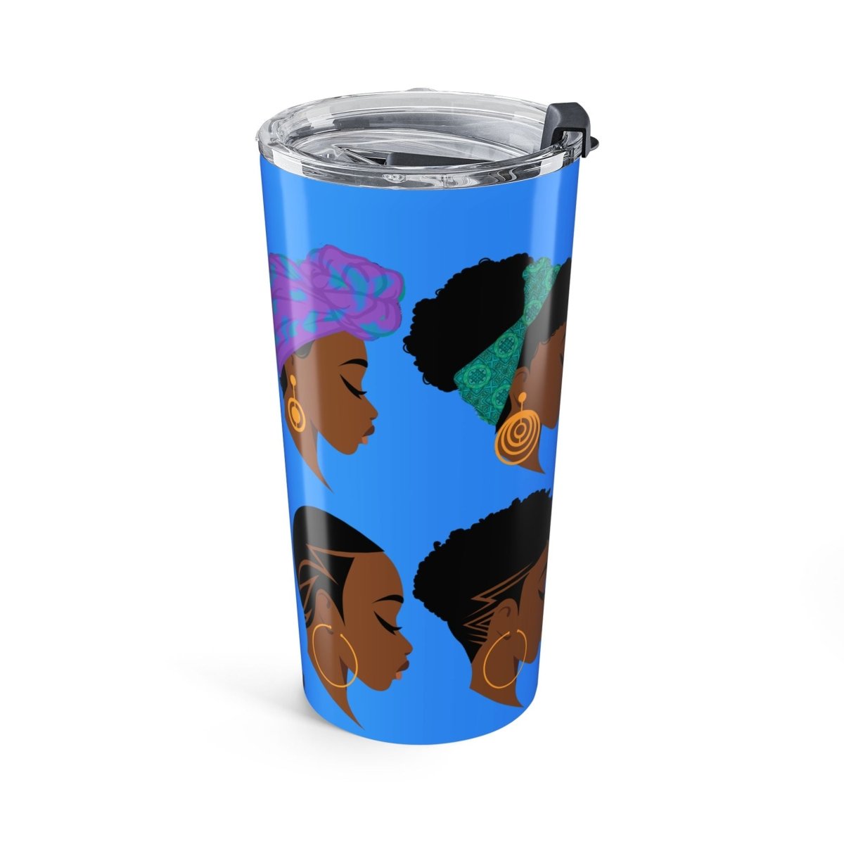 Headwraps Tumbler - Afrocentric Art by The Trini Gee