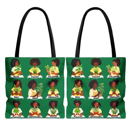 Herbal Ladies Tote Bag - The Trini Gee
