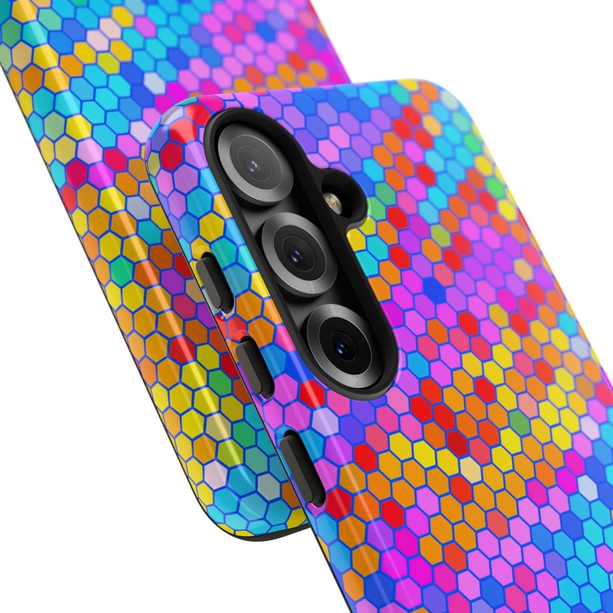 Hexagon Mosaic Phone Case - Afrocentric Art by The Trini Gee