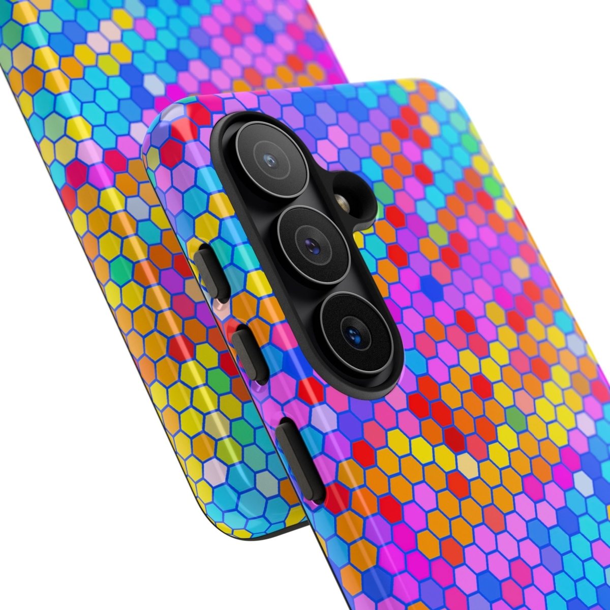 Hexagon Mosaic Phone Case - Afrocentric Art by The Trini Gee