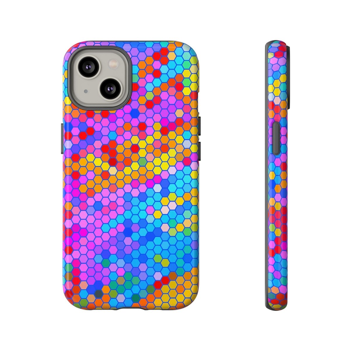 Hexagon Mosaic Phone Case iPhone 14 / Glossy