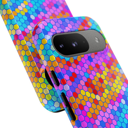 Hexagon Mosaic Phone Case - Afrocentric Art by The Trini Gee