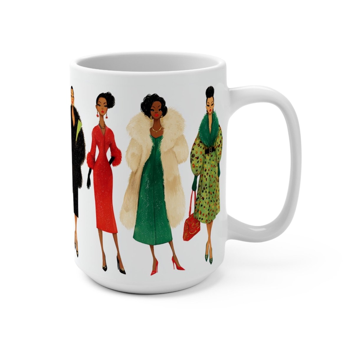 Holiday Fashion Mug - Afrocentric Art by The Trini Gee