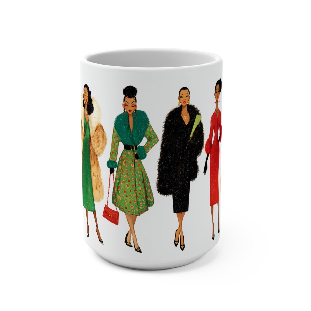 Holiday Fashion Mug - Afrocentric Art by The Trini Gee