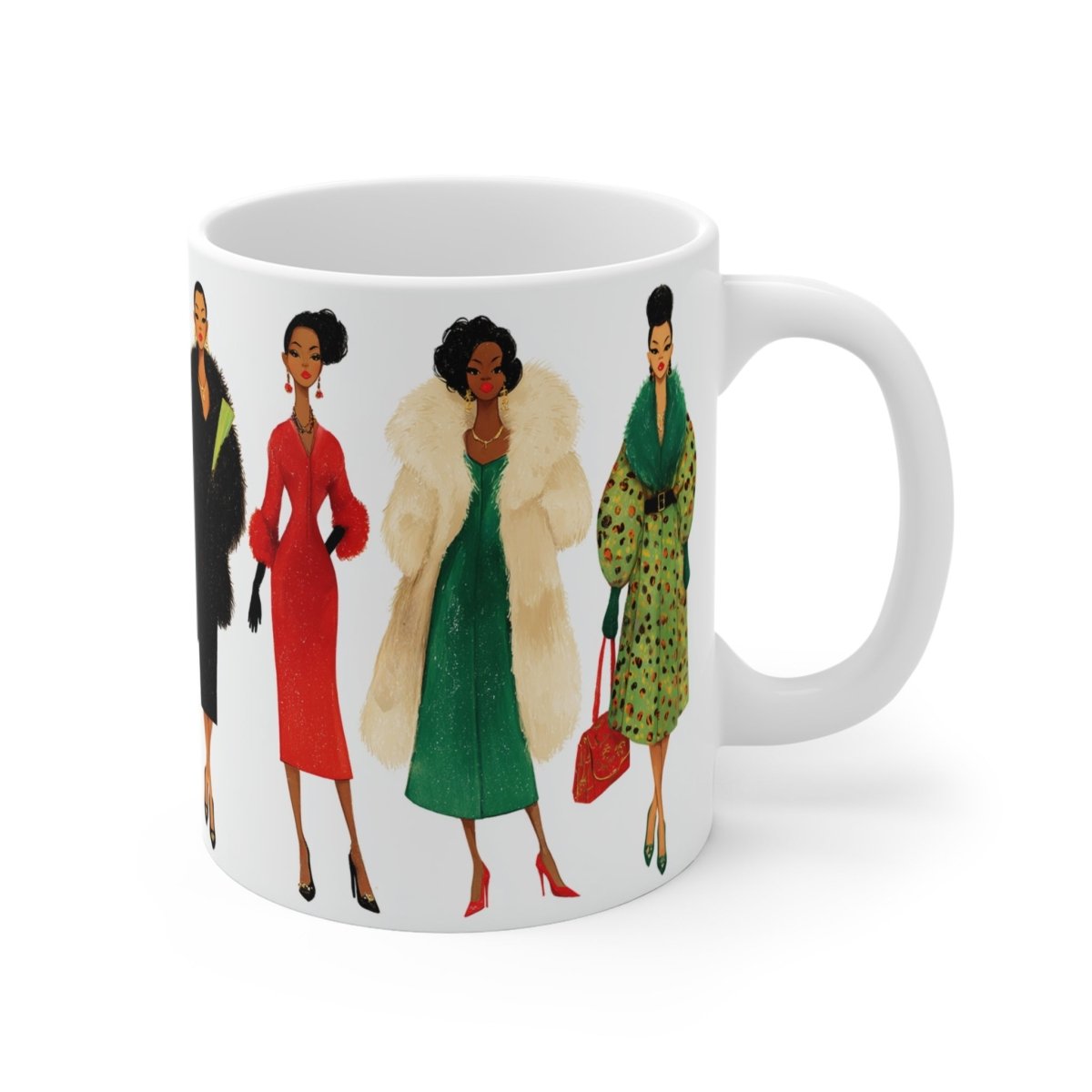 Holiday Fashion Mug - Afrocentric Art by The Trini Gee