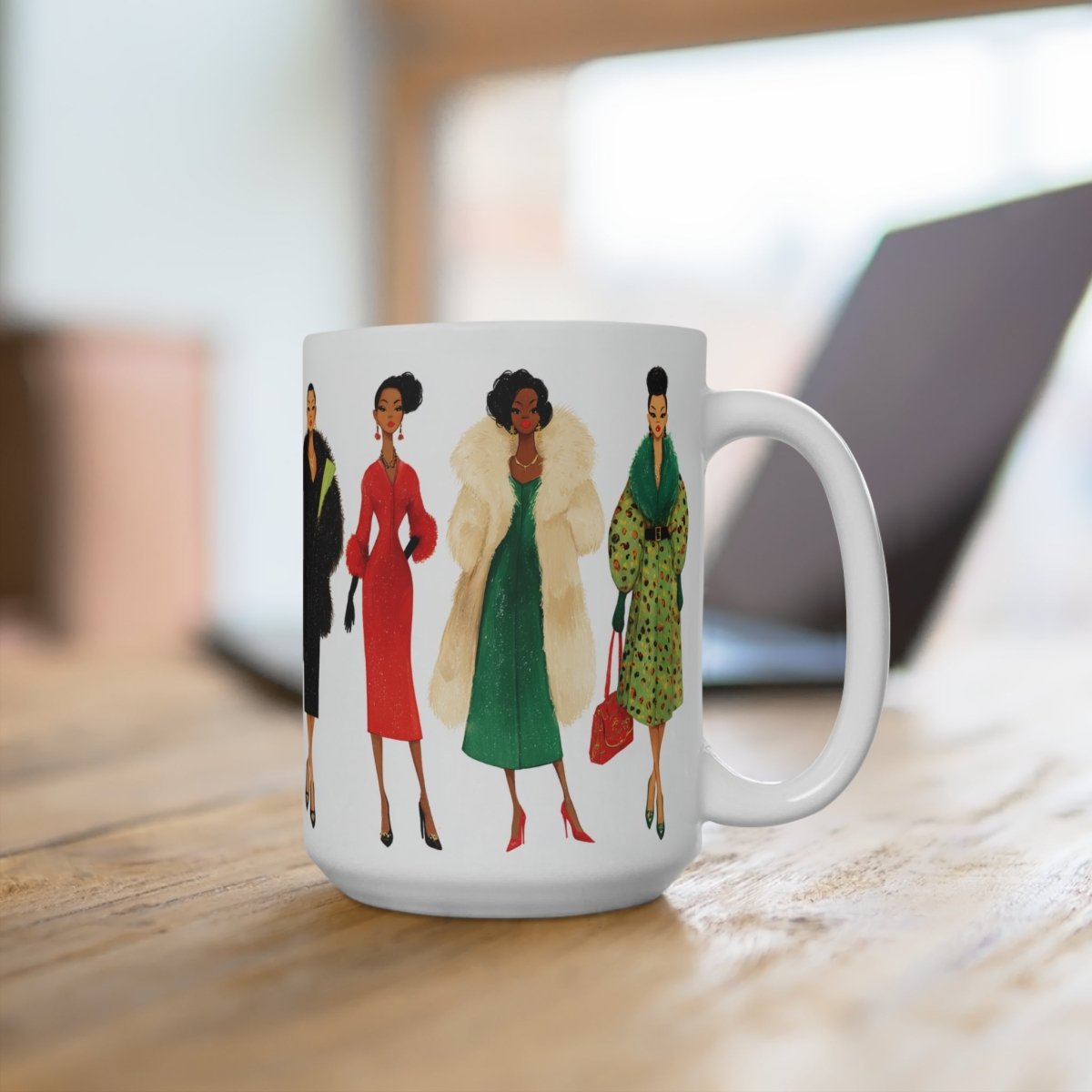 Holiday Fashion Mug - Afrocentric Art by The Trini Gee