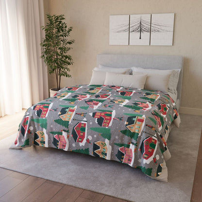 Holiday Homes Sherpa Blanket - Afrocentric Art by The Trini Gee