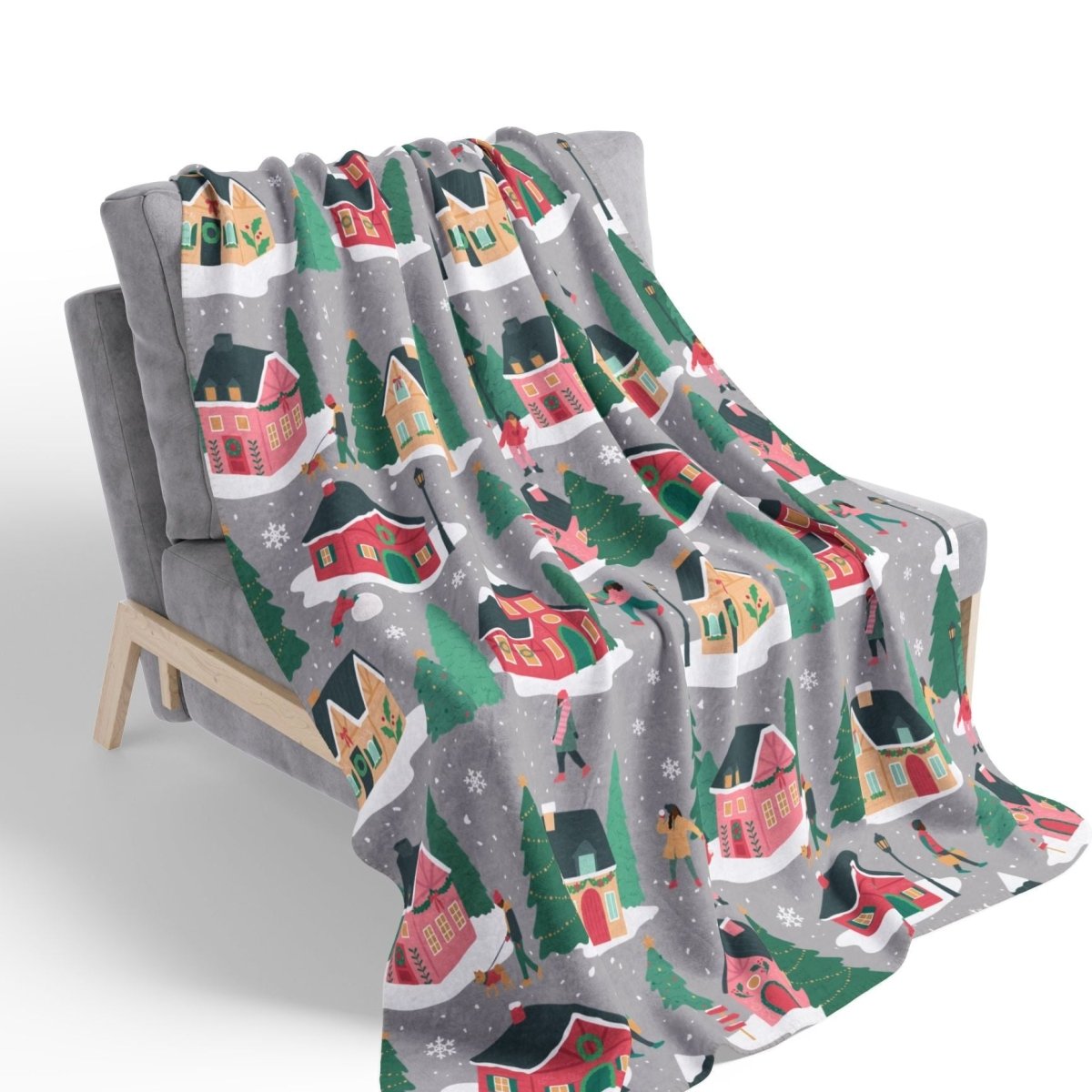 Holiday Homes Sherpa Blanket - Afrocentric Art by The Trini Gee