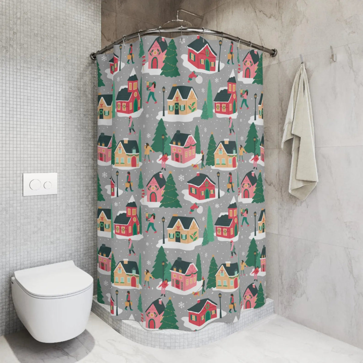 Holiday Homes Shower Curtain - Afrocentric Art by The Trini Gee