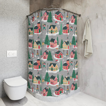 Holiday Homes Shower Curtain - Afrocentric Art by The Trini Gee