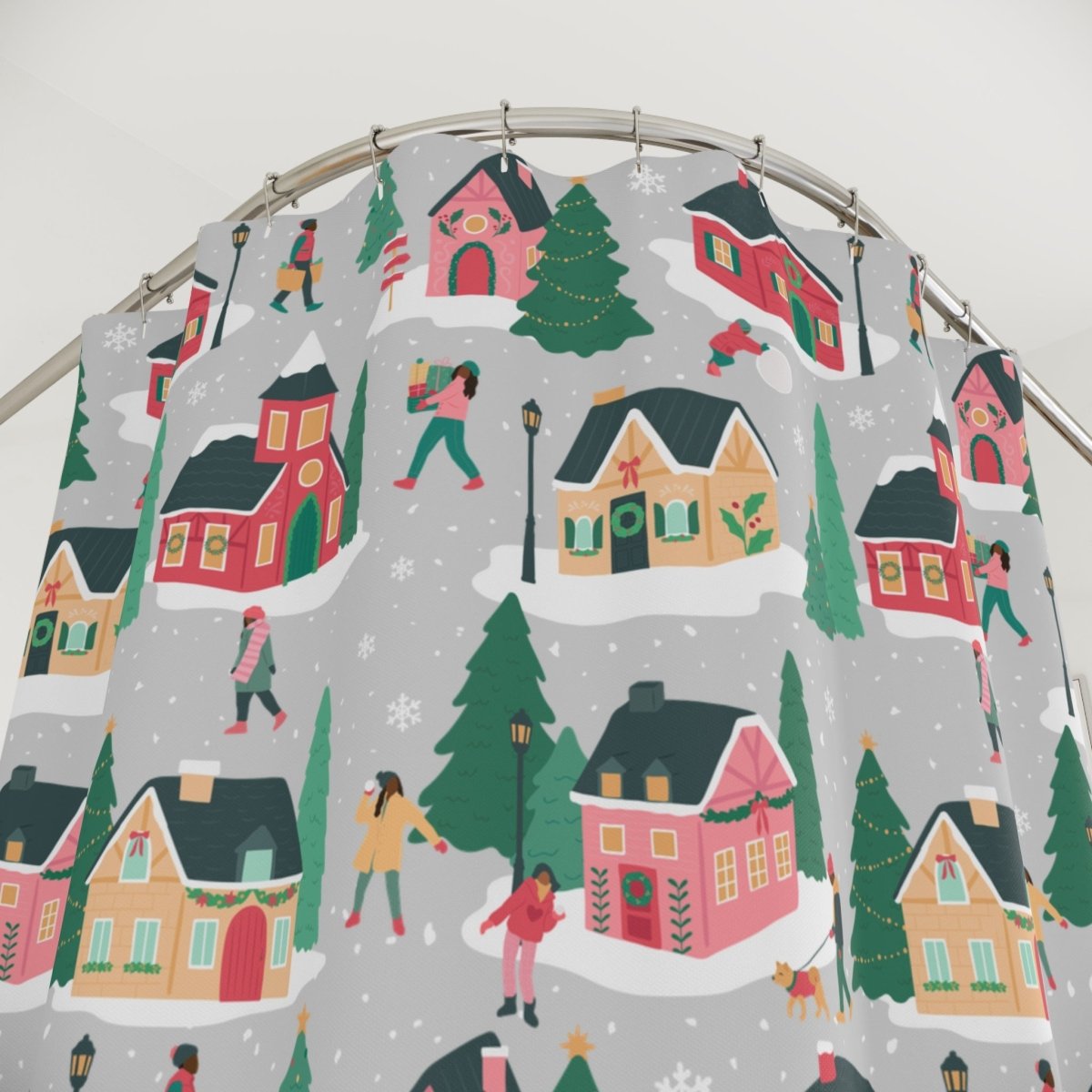 Holiday Homes Shower Curtain - Afrocentric Art by The Trini Gee