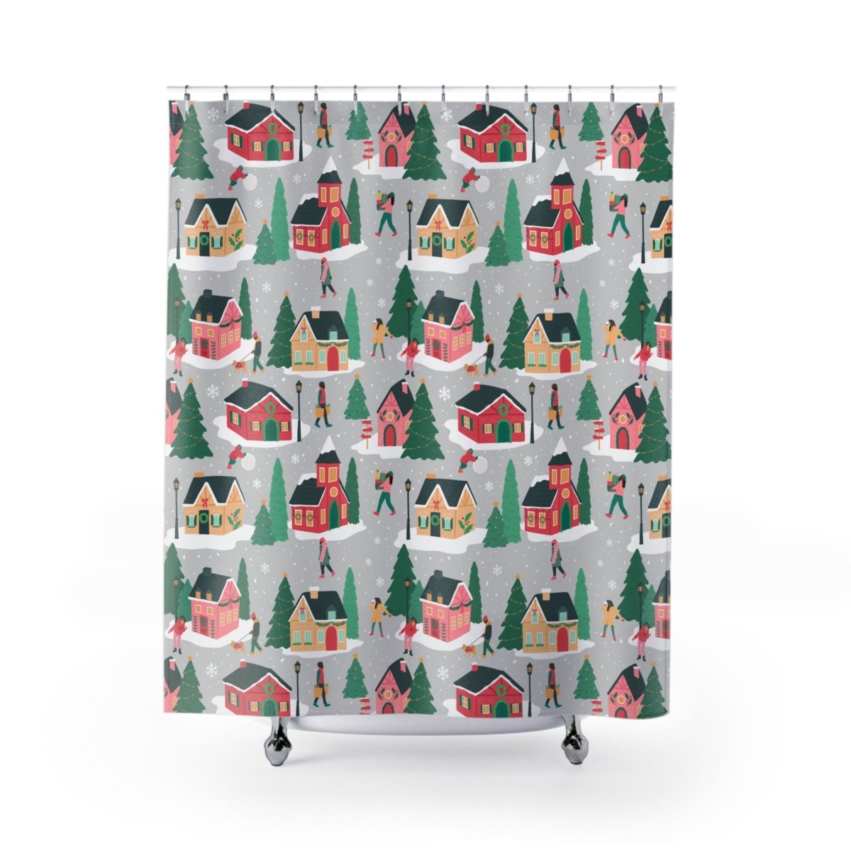 Holiday Homes Shower Curtain - Afrocentric Art by The Trini Gee
