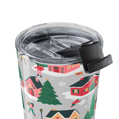 Holiday Houses Tumbler - Afrocentric Art by The Trini Gee