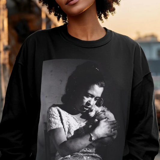 Holiday with Chihuahua Sweatshirt - Afrocentric Art by The Trini Gee