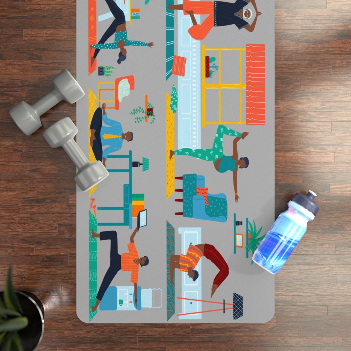 Home Fitness Yoga Mat - The Trini Gee