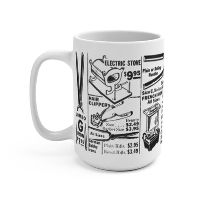 Hot Comb Ad Mug - Afrocentric Art by The Trini Gee