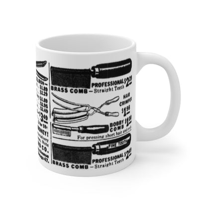 Hot Comb Ad Mug - Afrocentric Art by The Trini Gee