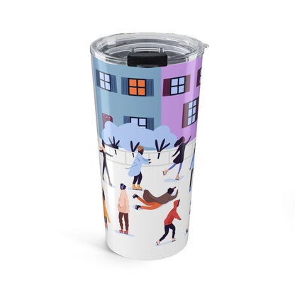 Ice Skates Tumbler - Afrocentric Art by The Trini Gee