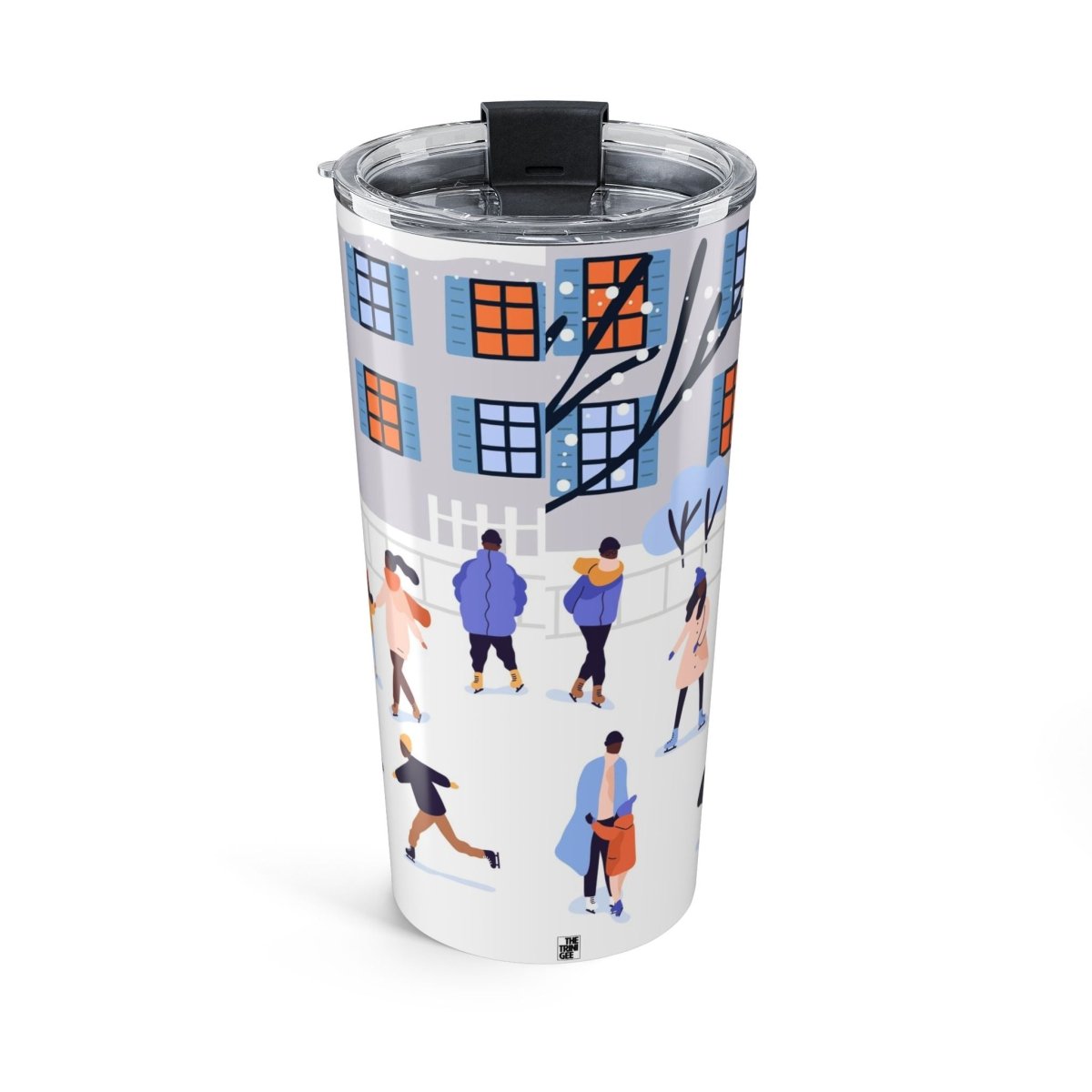 Ice Skates Tumbler - Afrocentric Art by The Trini Gee