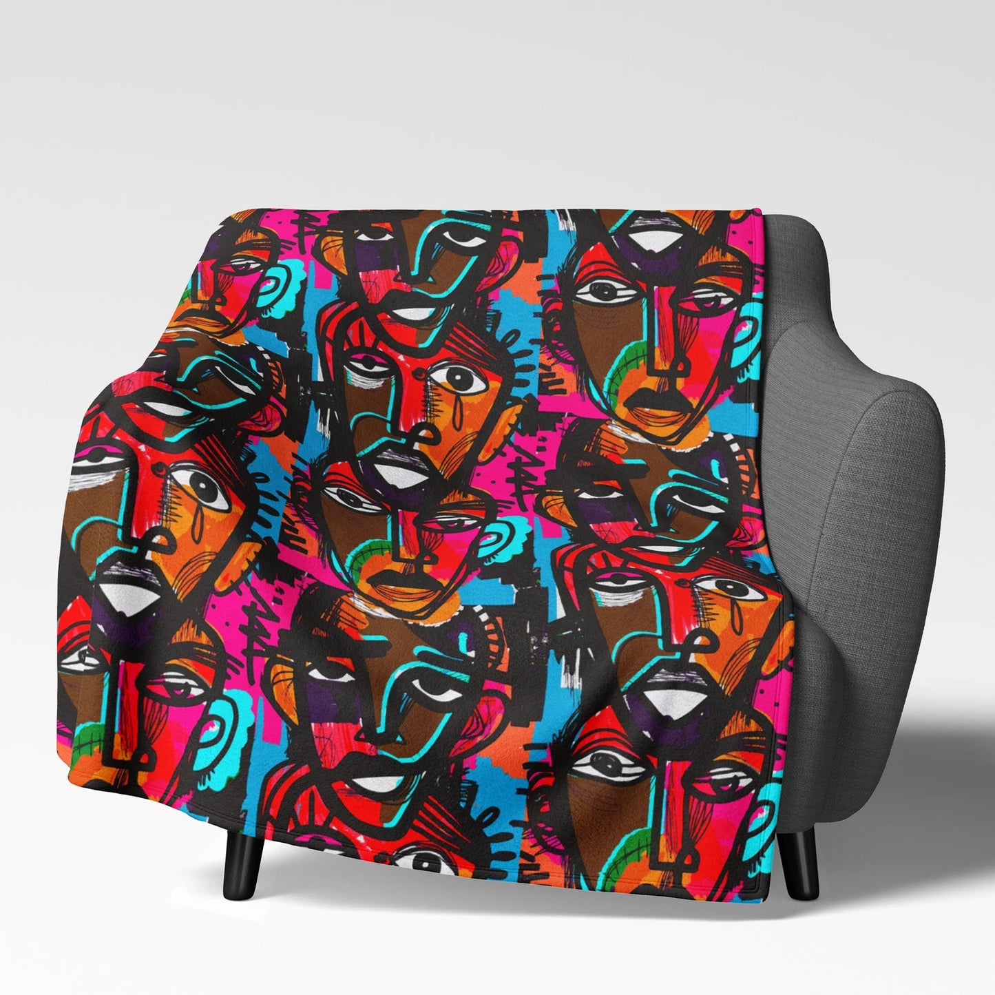 Abstract Men Blanket