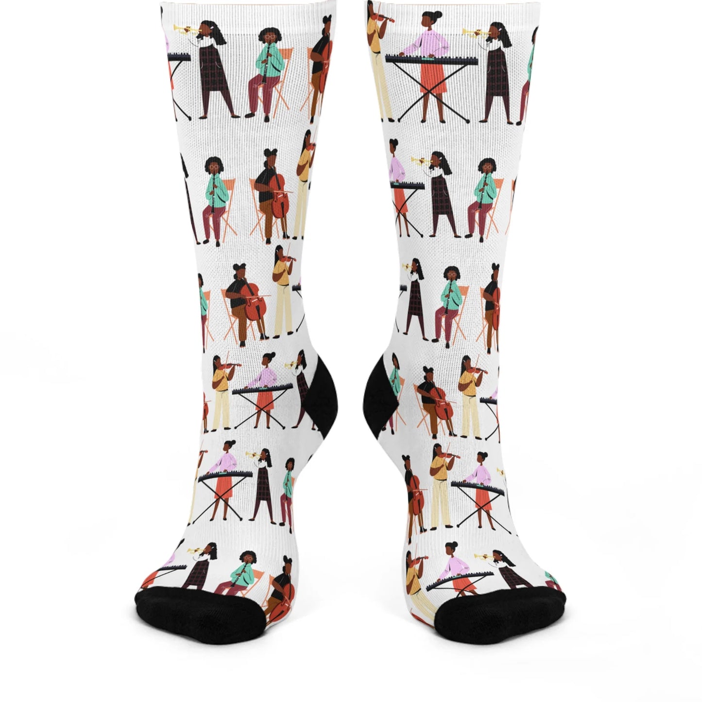 Musical Girls Crew Socks