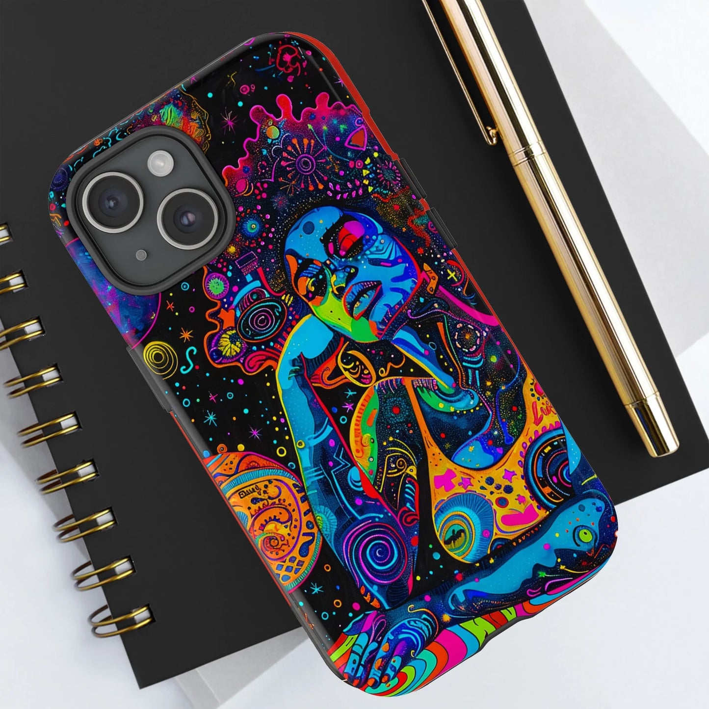 Afro Trippy Phone Case