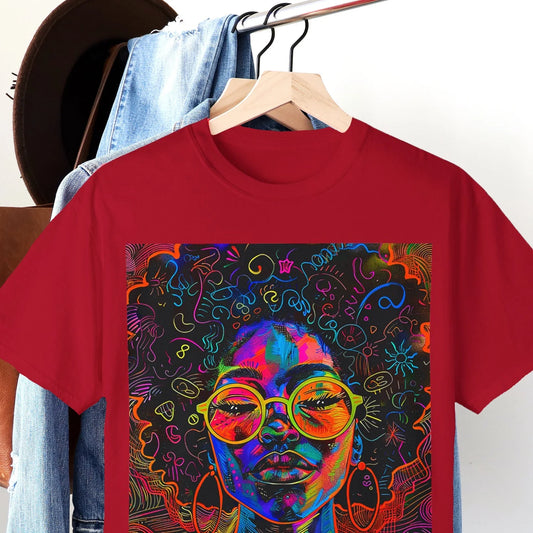 Afro Glow Shirt - Comfort Colors