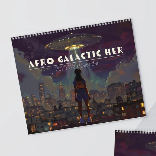 Afro Galactic Her 2025 Wall Calendar