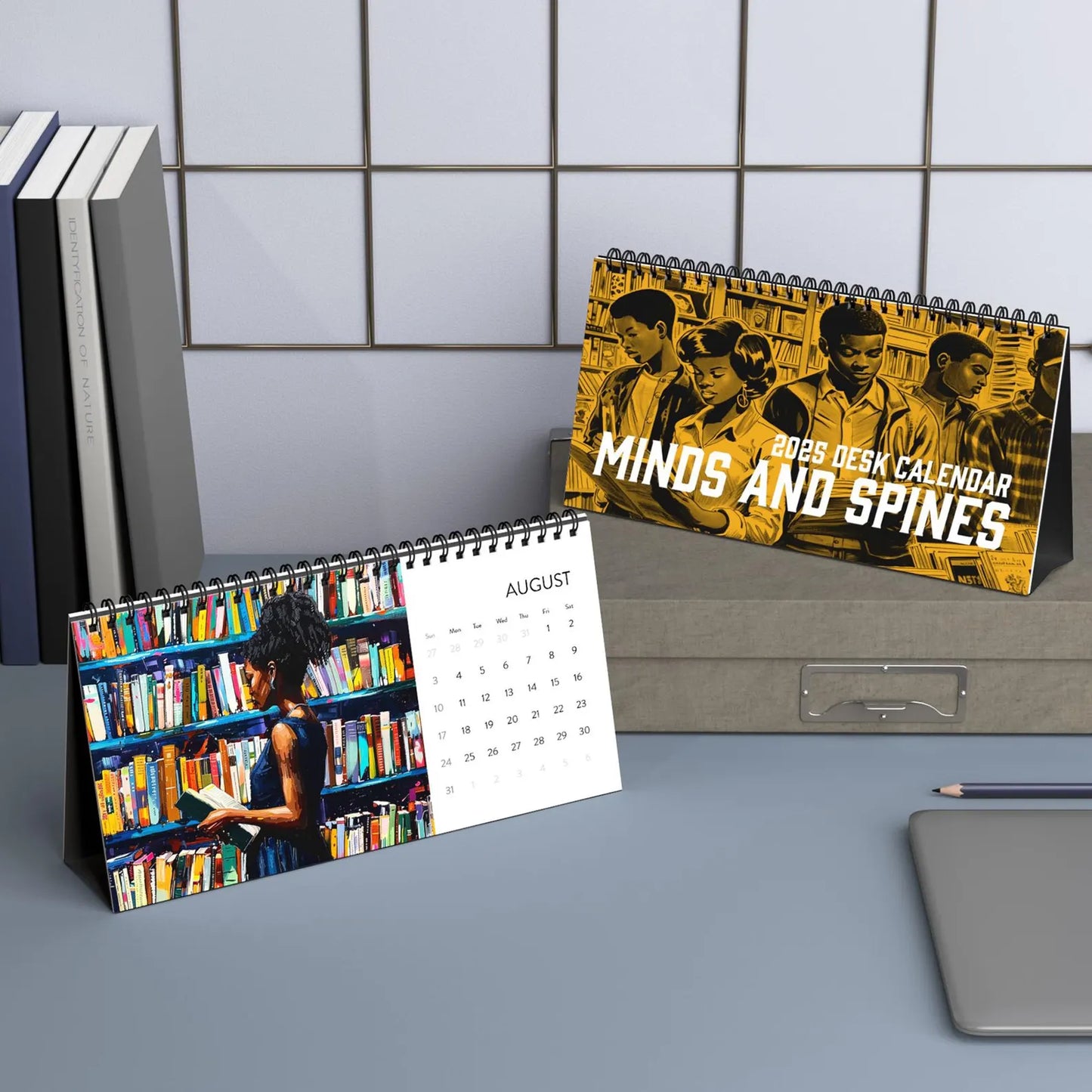 Minds and Spines 2025 Desk Calendar