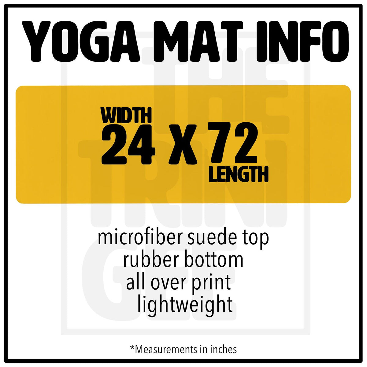 Active Afro Workout Yoga Mat