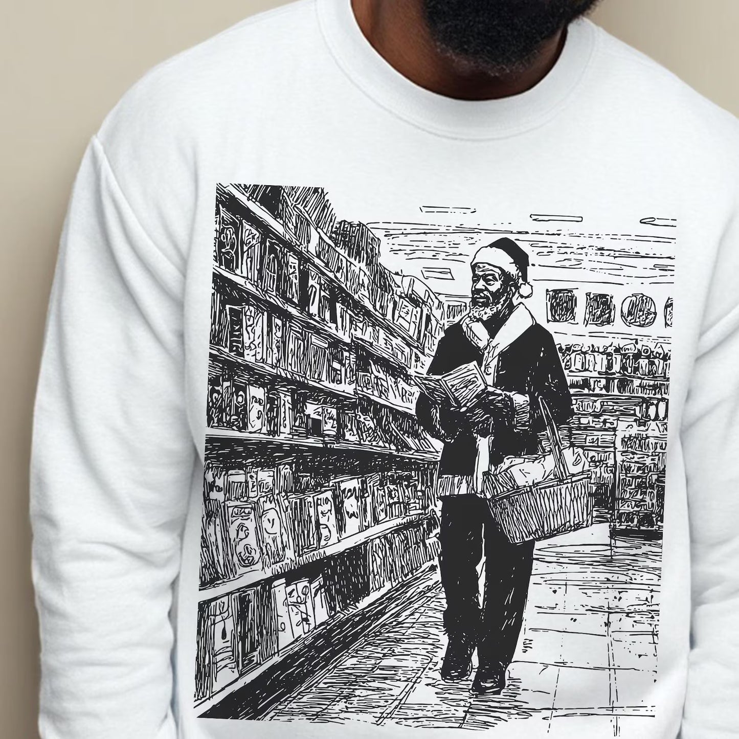 Santa Grocery Run Sweatshirt
