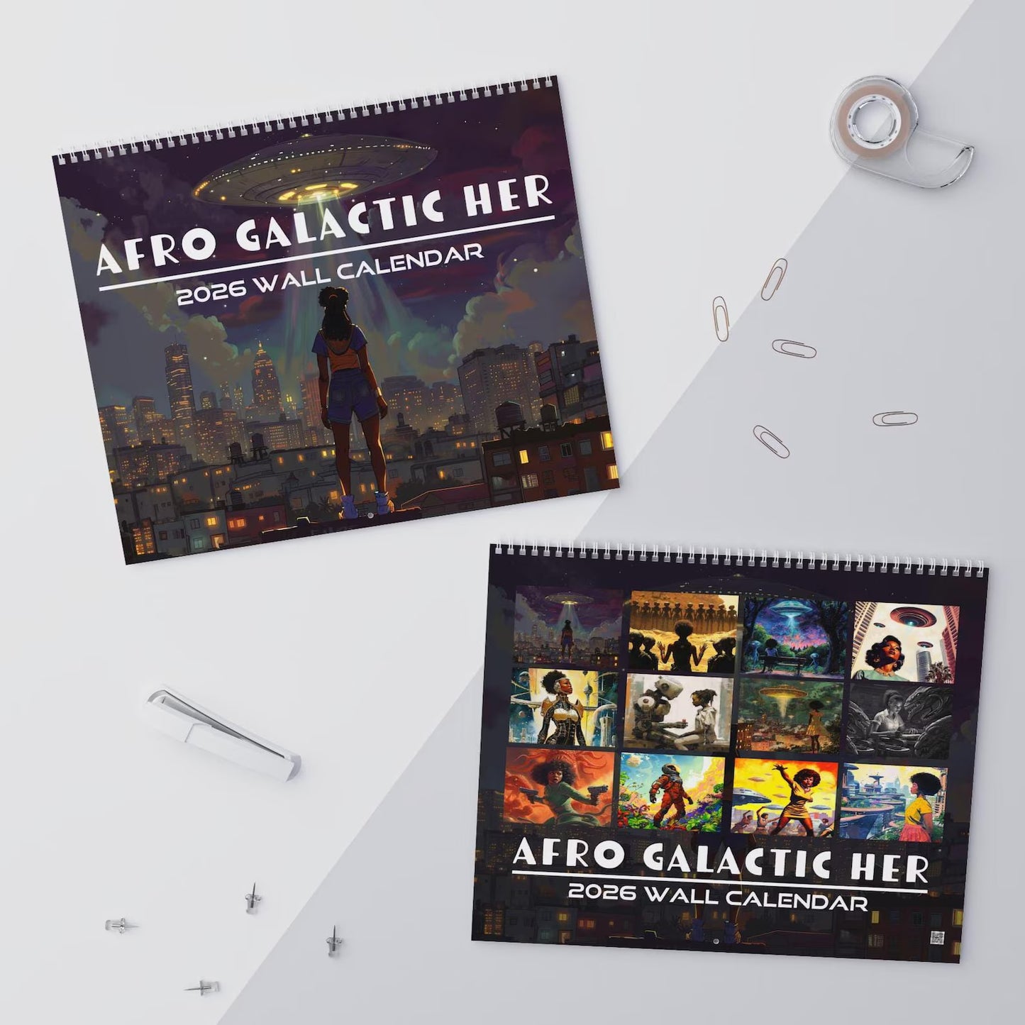 Afro Galactic Her 2026 Calendar