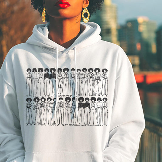 Afro Denim Hoodie