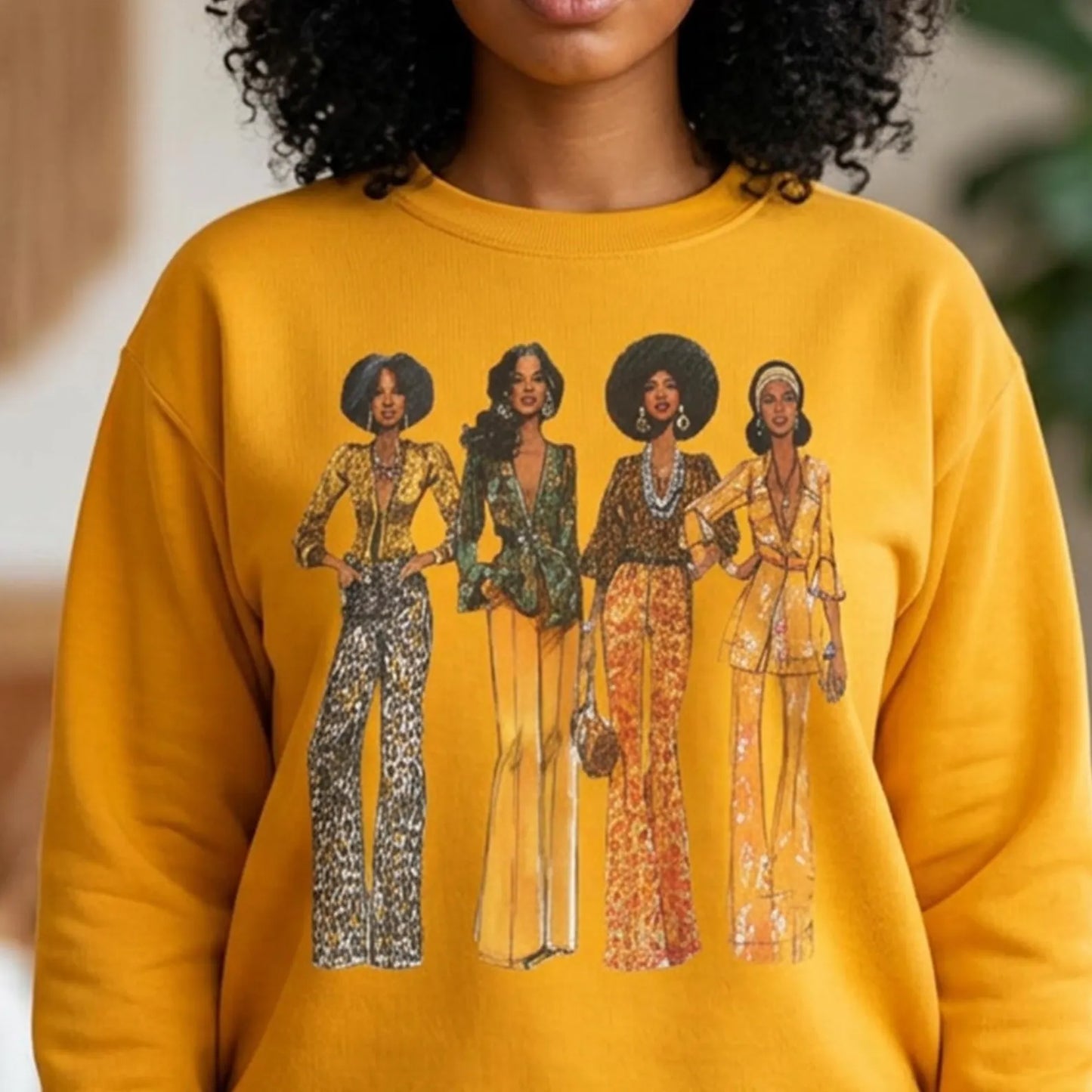 70s Animal Prints Sweatshirt