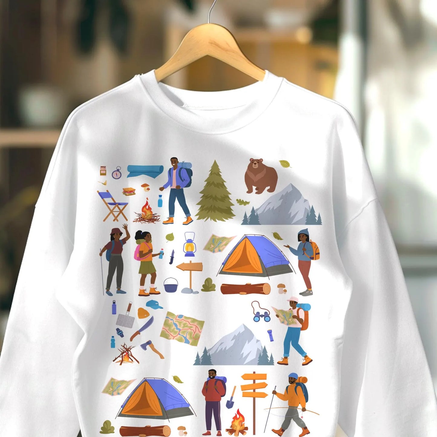 Black Nature Lovers Sweatshirt