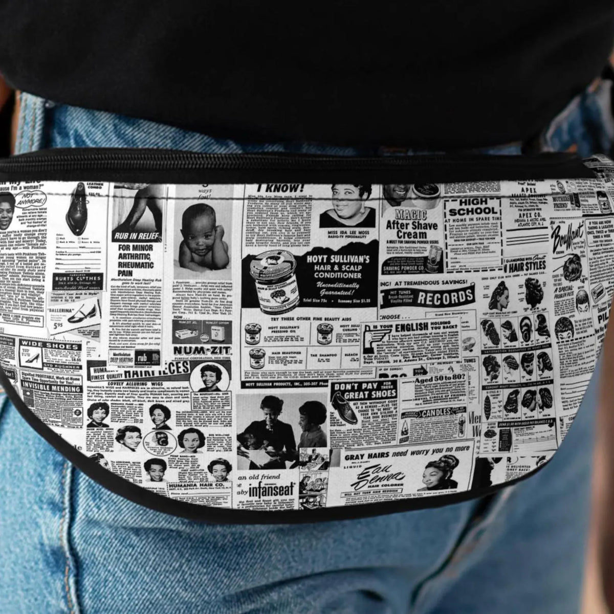 Newspaper Ads Fanny Pack
