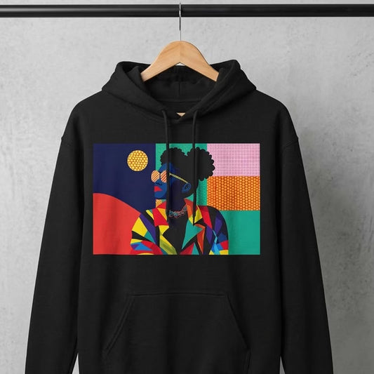 Colorful Afro Puffs Hoodie