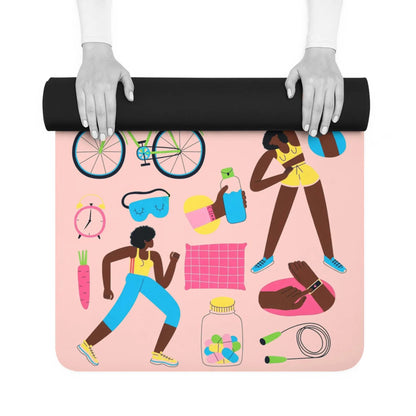 Active Afro Workout Yoga Mat