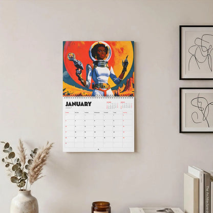 Afrofuturistic Melanin 2027 Wall Calendar
