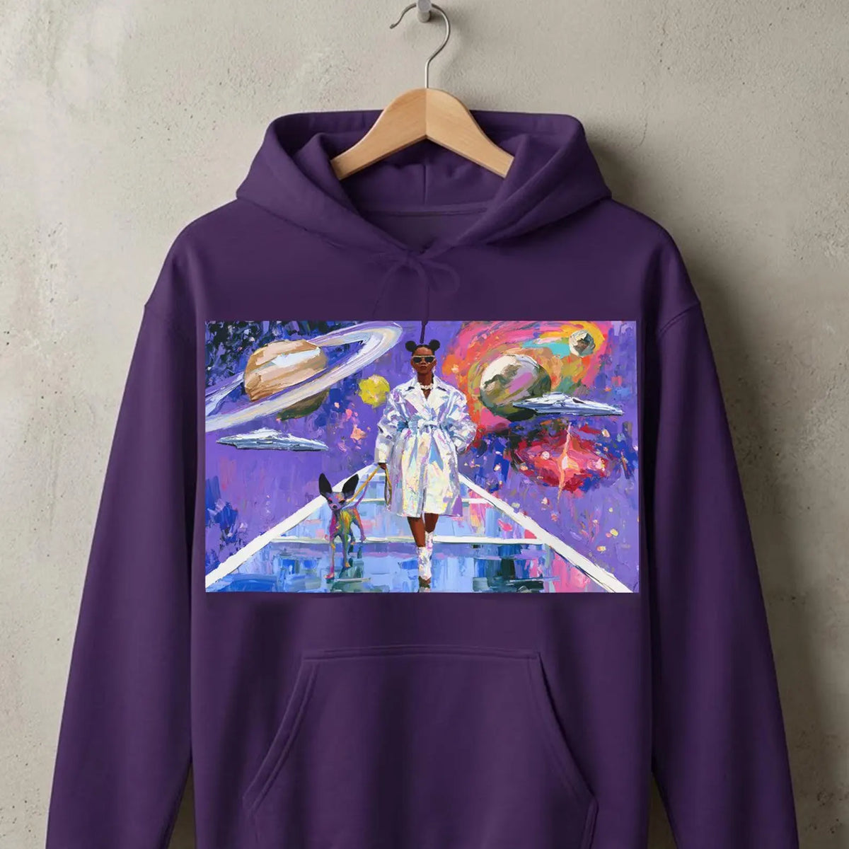 Afrofuturist Spacewalk Hoodie