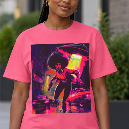 Afro Futuristic Runner T-Shirt
