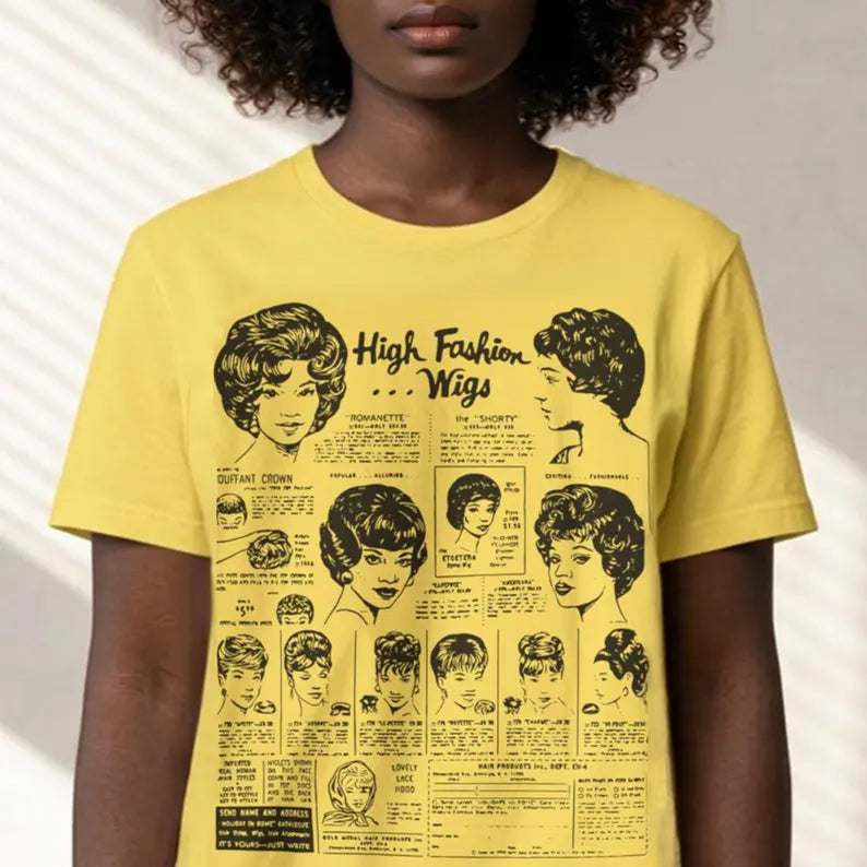 Vintage Wig Ad T-shirt