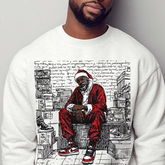 Santa Sneakerhead Sweatshirt