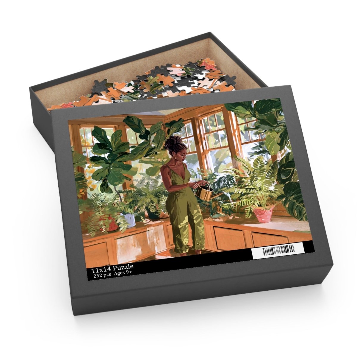 Indoor Garden Puzzle - Afrocentric Art by The Trini Gee