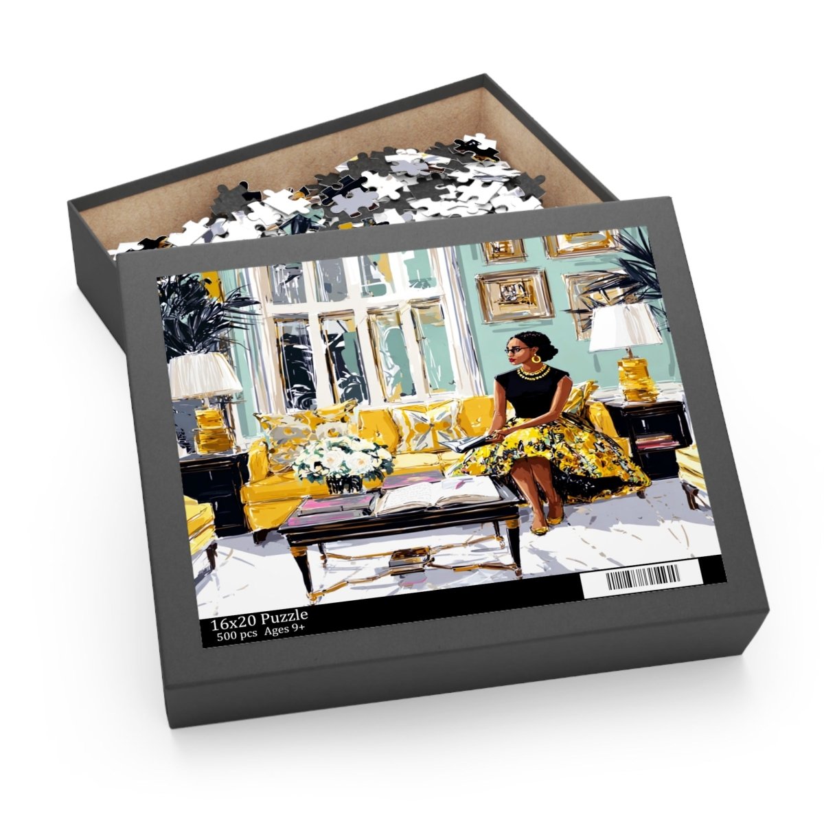 Interior Design Puzzle - Afrocentric Art by The Trini Gee