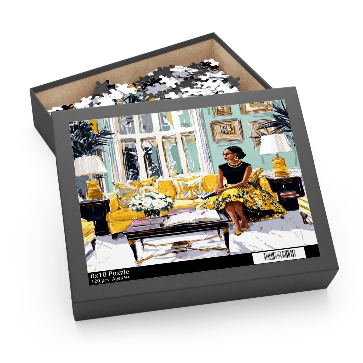 Interior Design Puzzle - Afrocentric Art by The Trini Gee